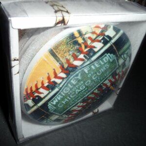 BASEBALL, Chicago Cubs Opening Day Wrigley Field Coaster Set, 4 Coaster Set NWB